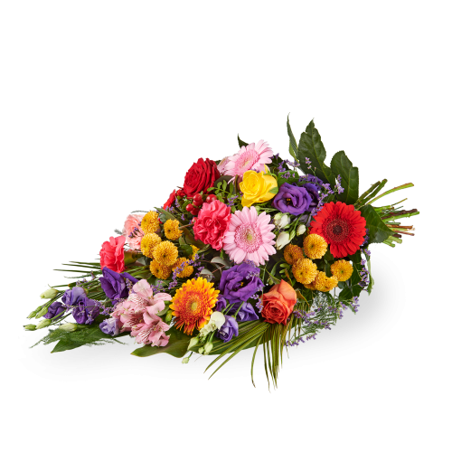 Bouquet funéraire Intense coloré