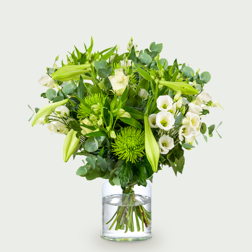 Bouquet fleurs blanches grand