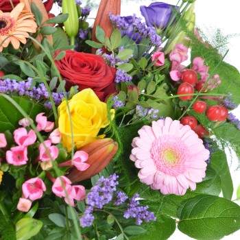 Création de fleurs mélangées