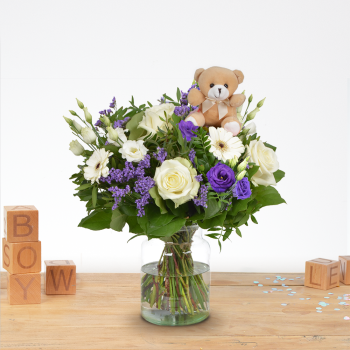 Bouquet Jip avec un ourson