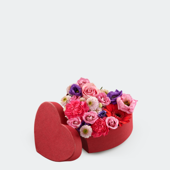 Bloemendoos hart klein