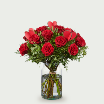Bouquet d'amour Roos rouge