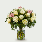 Bouquet Roos blanc love grand