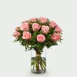 Bouquet Roos rose moyen