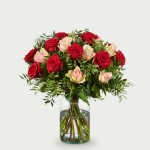Bouquet Roos rouge-rose grand