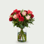 Bouquet Roos rouge-rose love petit