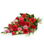 Bouquet funéraire Intense rouge - moyen