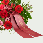 Bouquet funéraire Intense rouge
