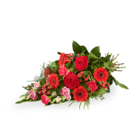 Rouwboeket Intens rood - klein