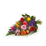Bouquet funéraire Intense coloré - petit