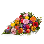 Bouquet funéraire Intense coloré - grand